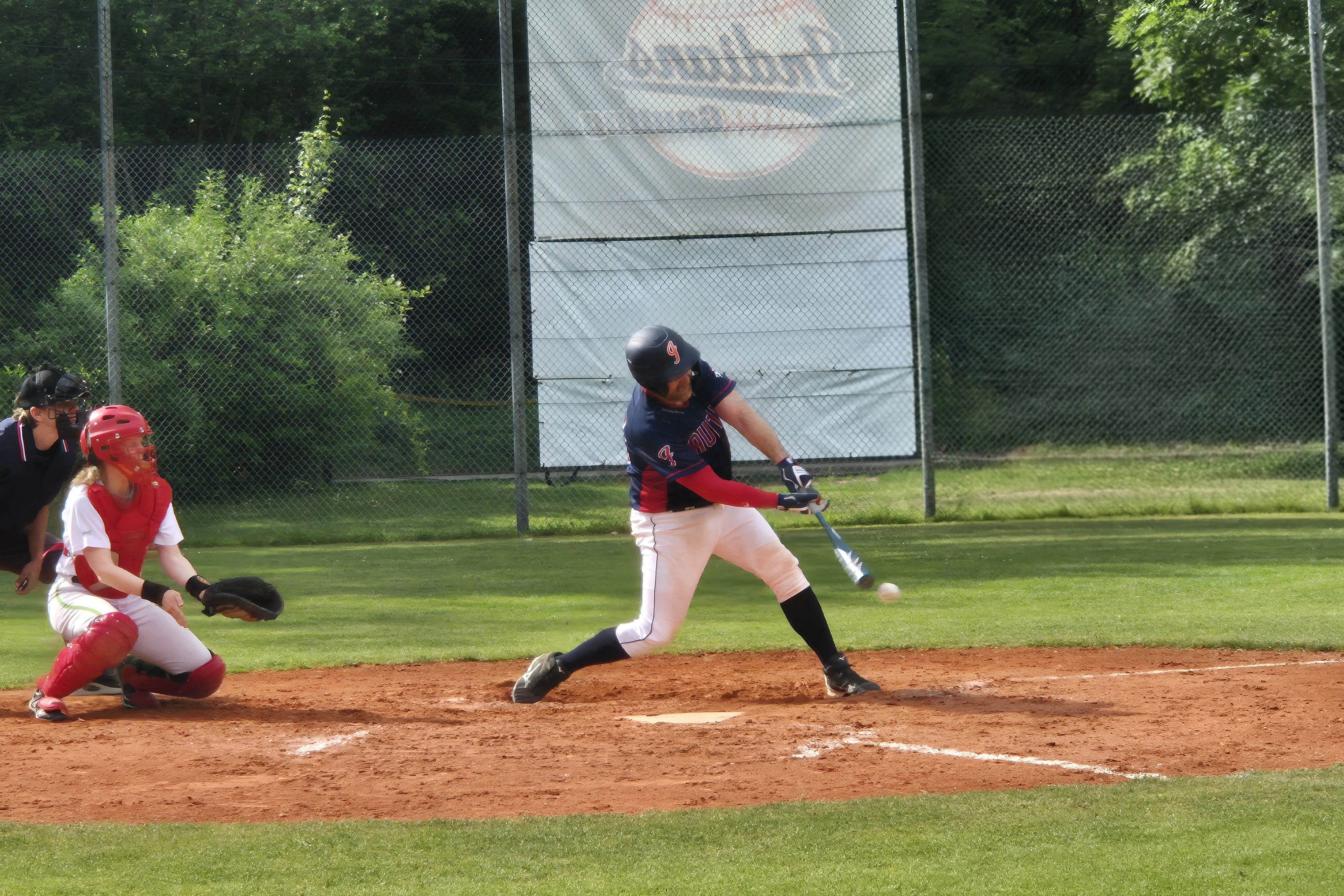 Baseball-Krimi am Sonntagachmittag!